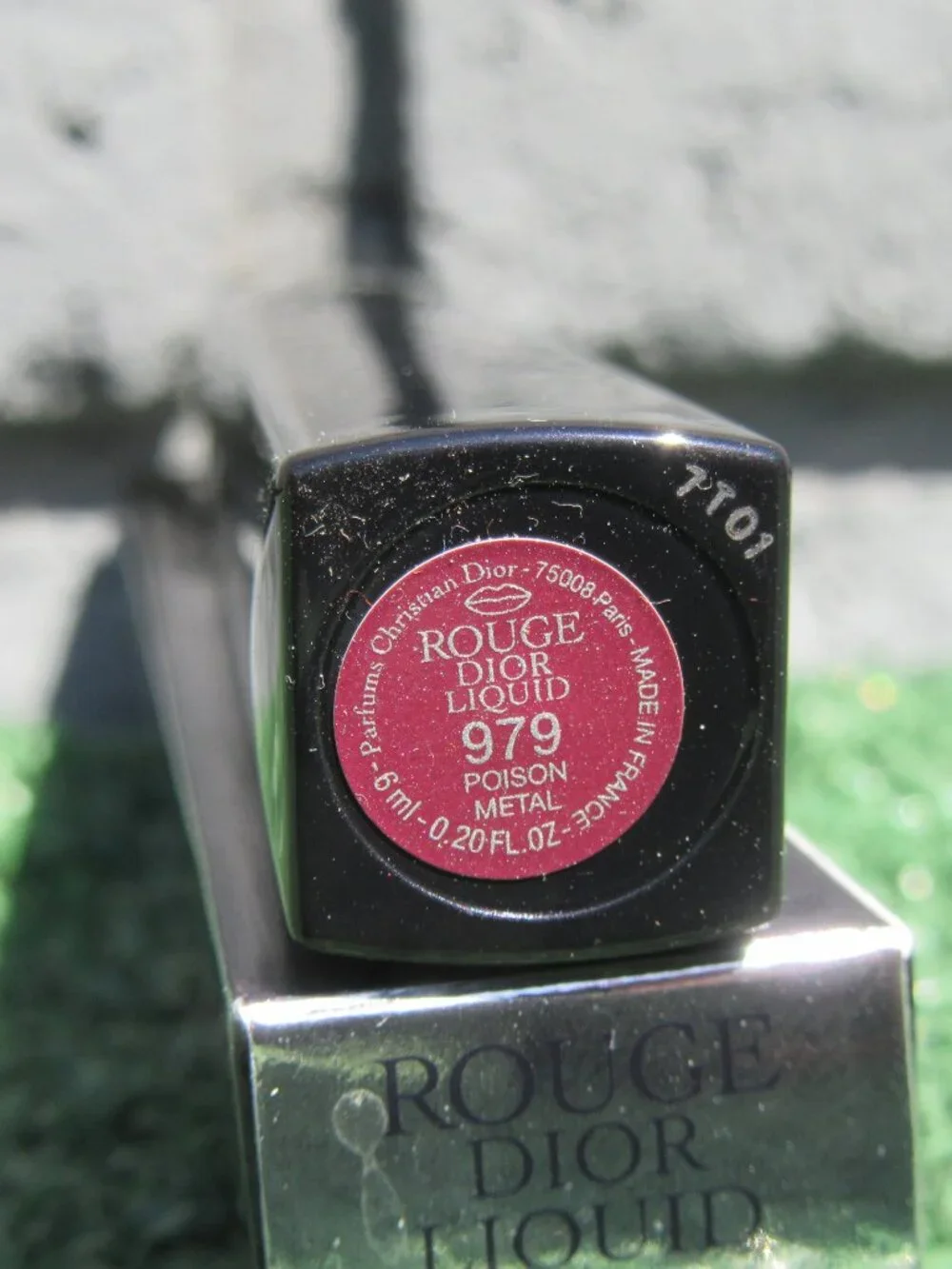 Brand New Christian Dior Rouge Liquid Lip Stain 979 Poison Metal .20 fl oz